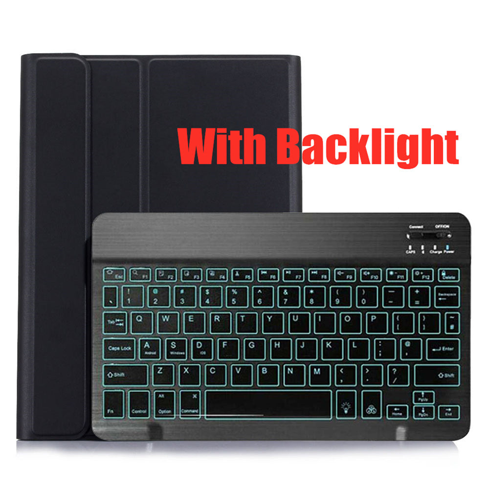 For Samsung Tablet Tab A10.1 T510 Bluetooth Keyboard Leather Case SM-T515 Backlit Keyboard Case protective Accessories