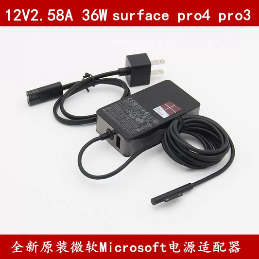 Genuine New Adapter 36W for Microsoft surface pro4 pro3 Book 2 1769 1625 1724 1631 12V2.58A Power Adapter 36W Microsoft surface laptop repair parts