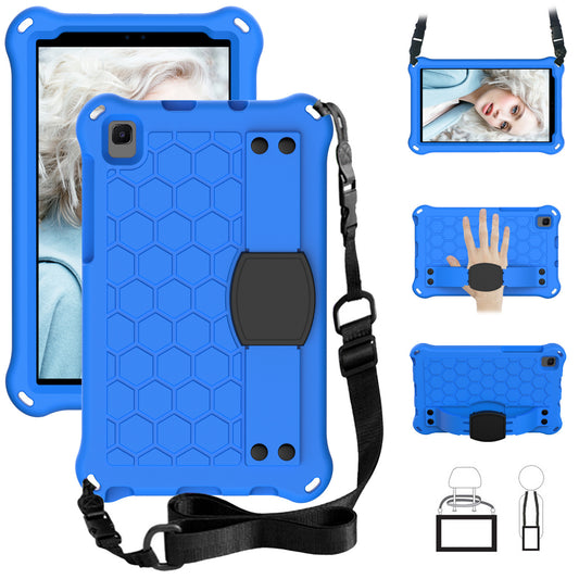 Applicable Samsung A7Lite Tablet T220/T225 Anti-drop Child Protective Cover EVA All Inclusive Hand Support Bracket Shoulder Strap Protective Accessories