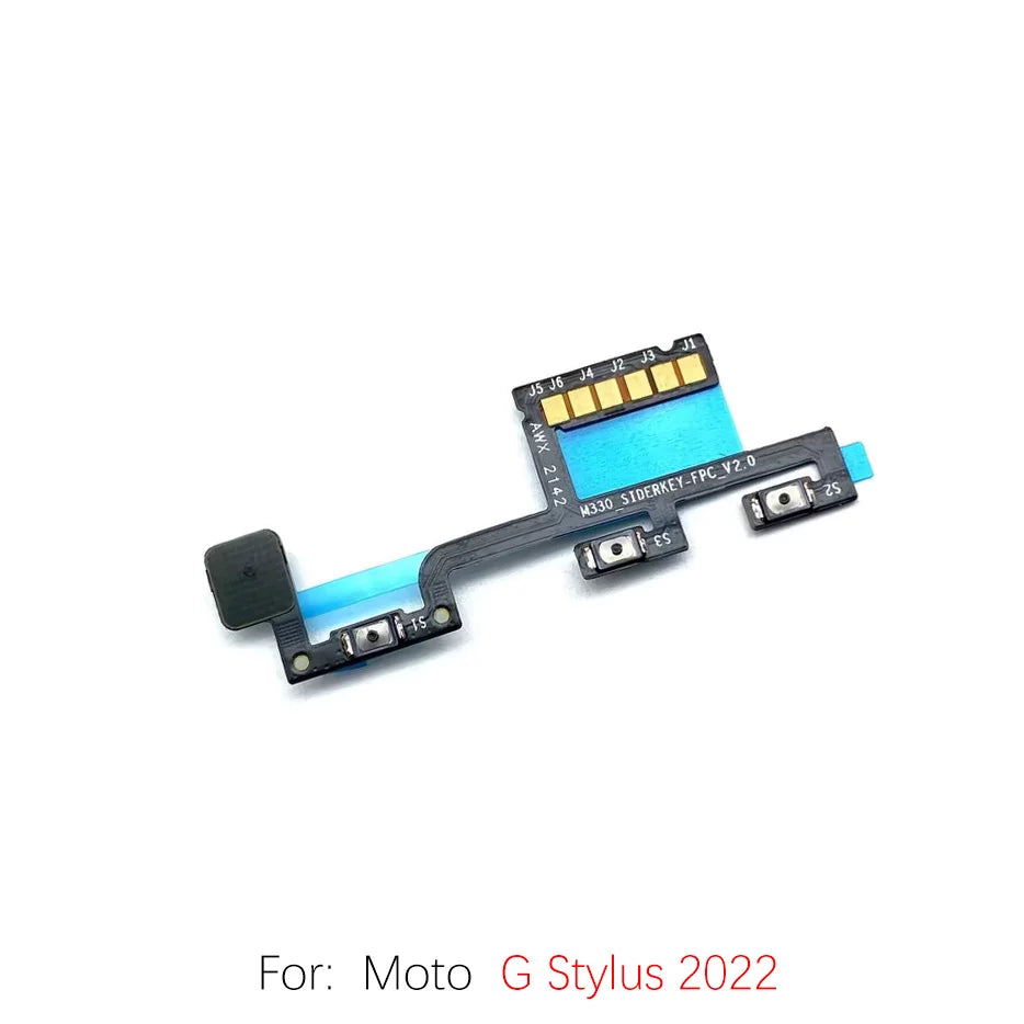 For Motorola G Power 2021 G Pro Stylus G Pure Power cable Switch on volume of ribbon flex cable