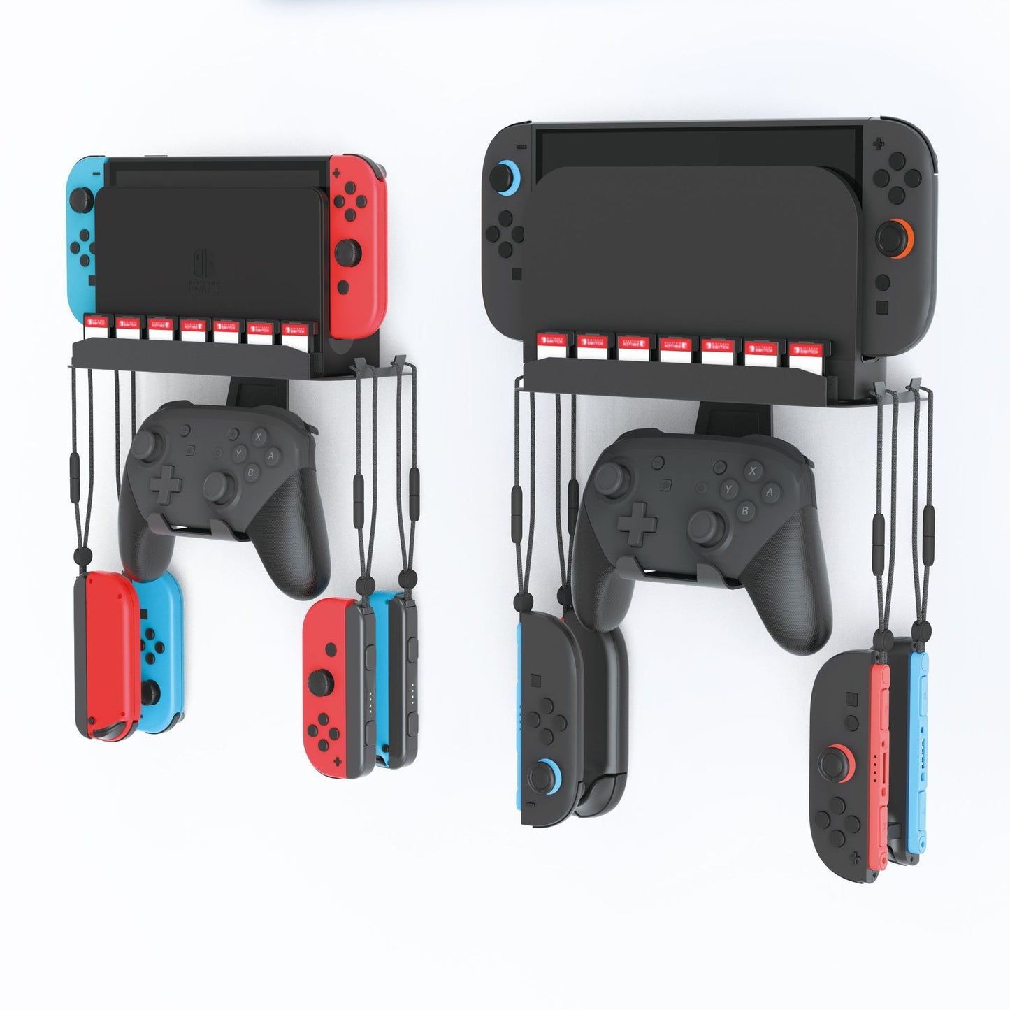 New Switch2\ Switch\ Oled Universal Wall Hanging Hardware Bracket with Game Card Slot Support Pro Handle