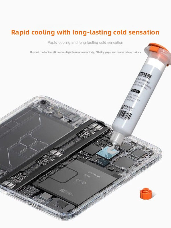 Thermal grease, mobile phone repair CPU chip, heat dissipation thermal paste, silicone, laptop graphics card thermal grease repair tools