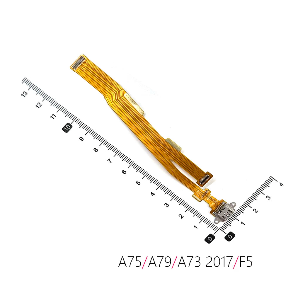 For Oppo A73 2020 F17 A73 F5 A74 F19 charging port charging flex board cable
