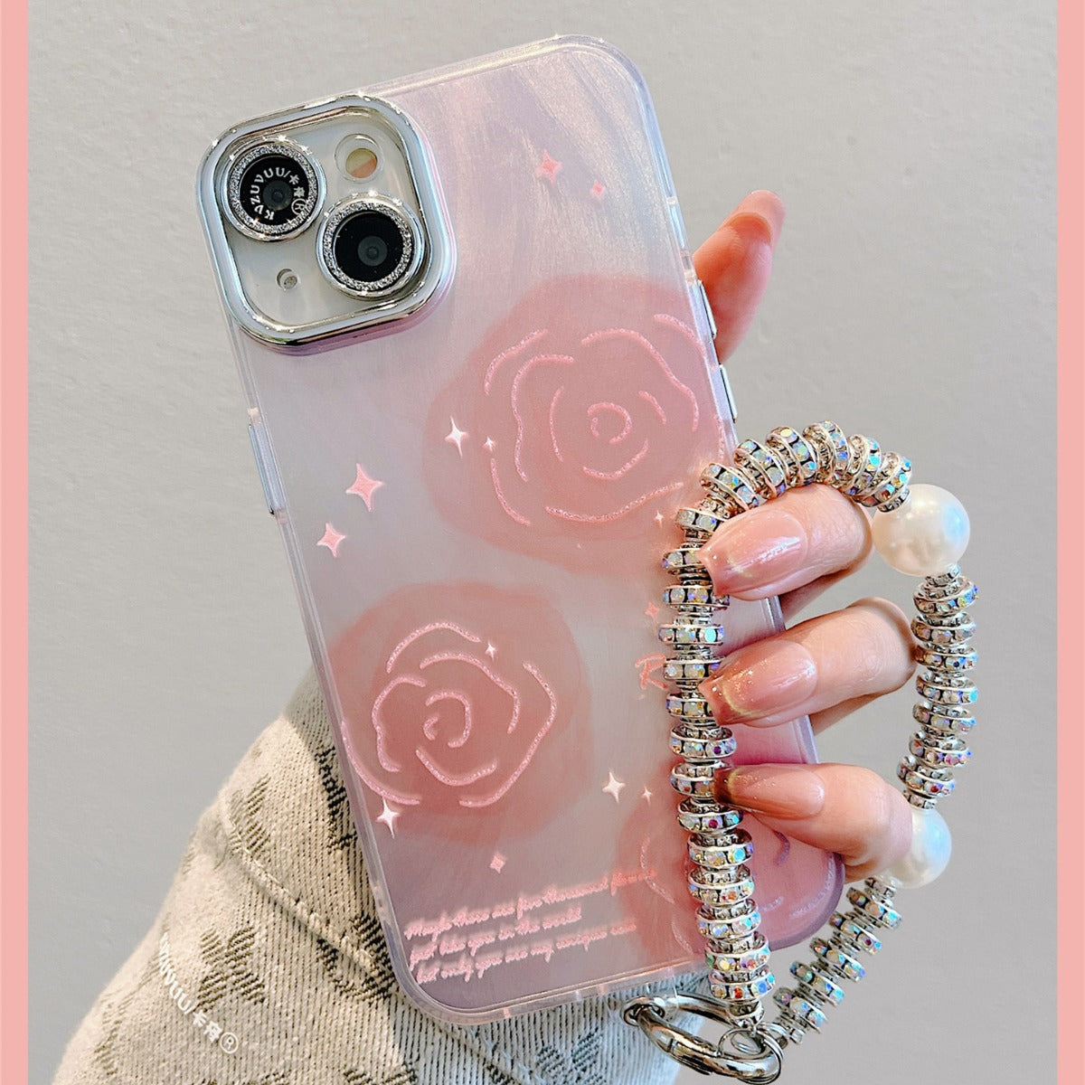 Accessories for iPhone 15 case iphone14promax feather rose bracelet 13 premium sense 12 Internet celebrity female