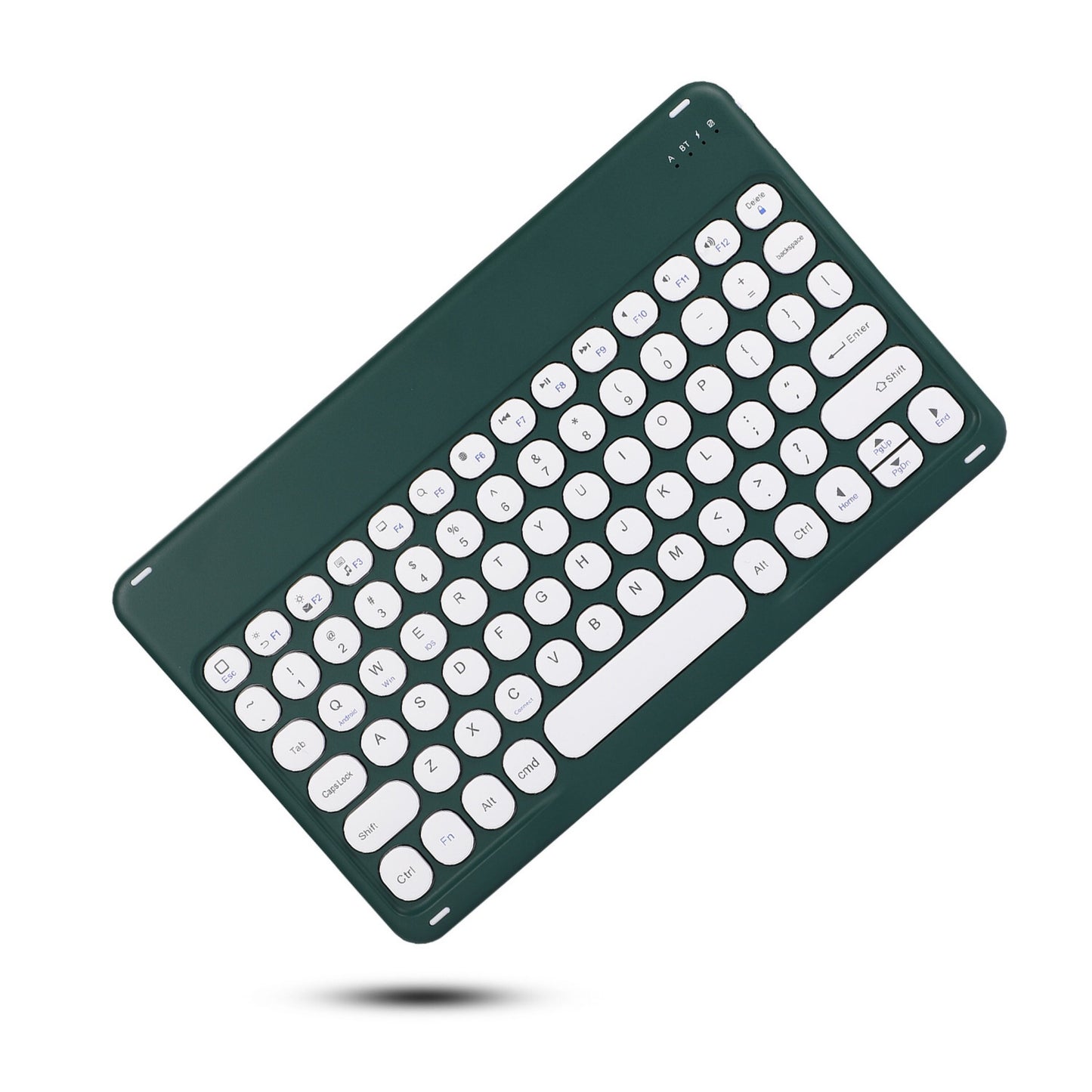 Manufacturer retro round touch bluetooth keyboard mobile phone tablet mini lightweight portable bluetooth wireless keyboard protective Accessories