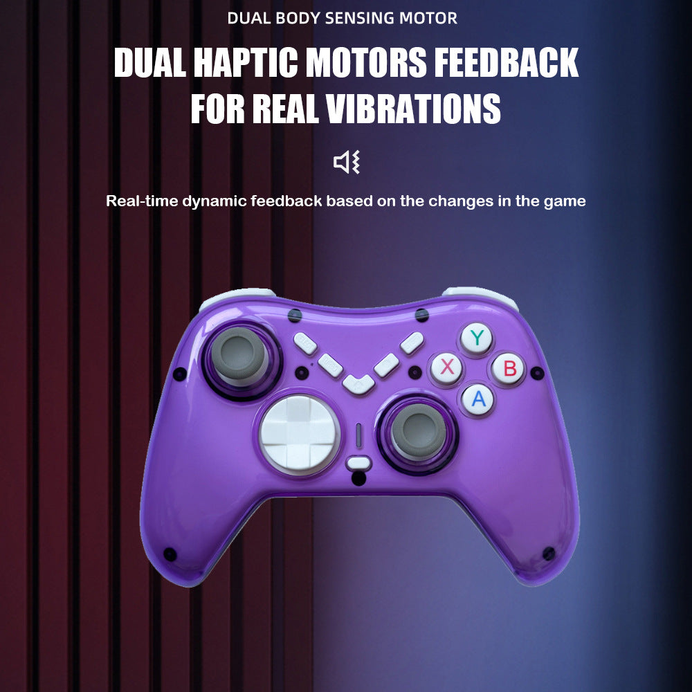 X6 Wireless Gamepad Switch PC Android 2.4G/Bluetooth 2-in-1 Wireless Gamepad with Stand