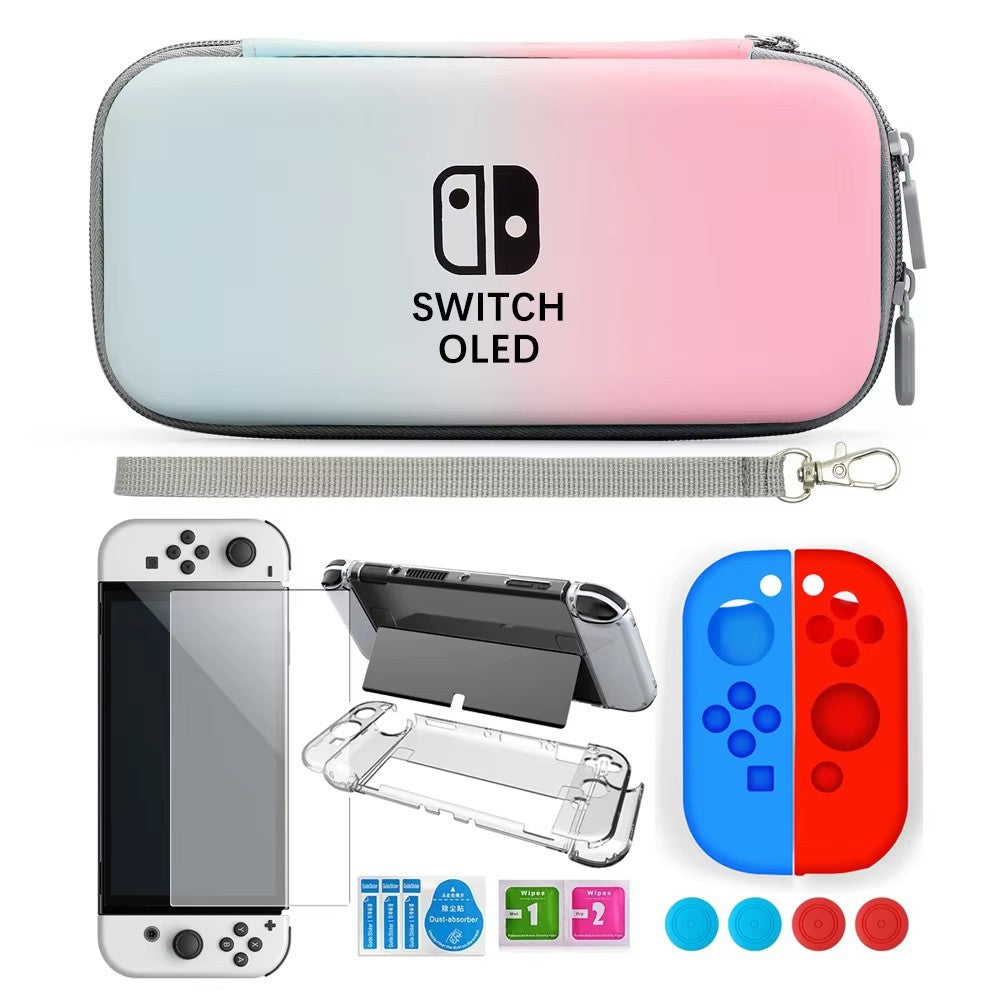 Suitable for Nintendo switch oled host accessories set Switch OLED protective case storage bag