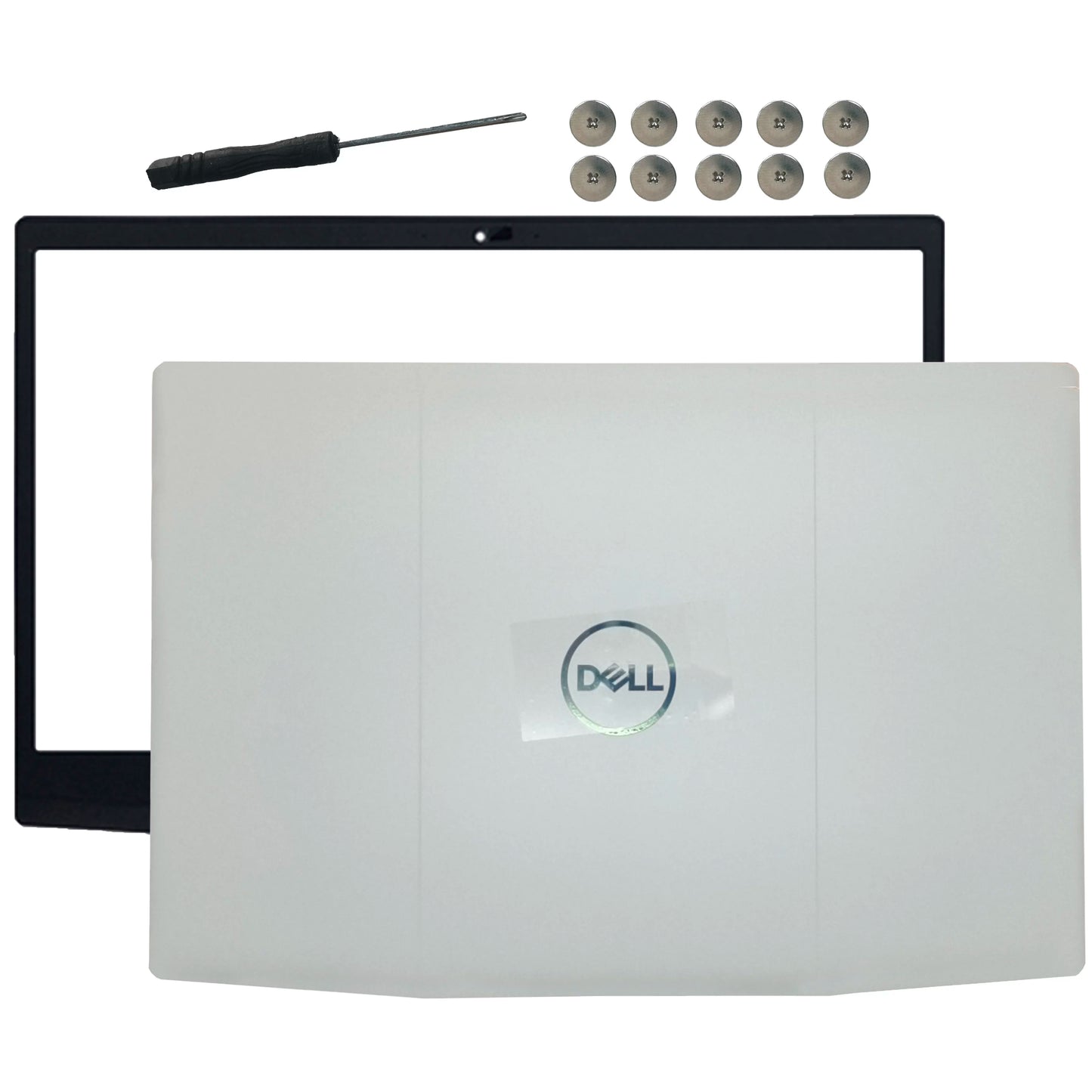 Cover case for For DELL G3 3590 3500 P89F A Shell BCD Shell, White, Shell 03HKFN Reinforced EditionA B C D lcd back housing bezel frame palmrest top case cover touchpad