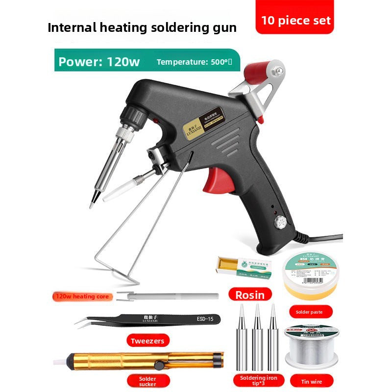 Electric soldering iron automatic tin repair welding household small high power solder gun machine manual 120W  Laptop Mobile Phone Repair tools
