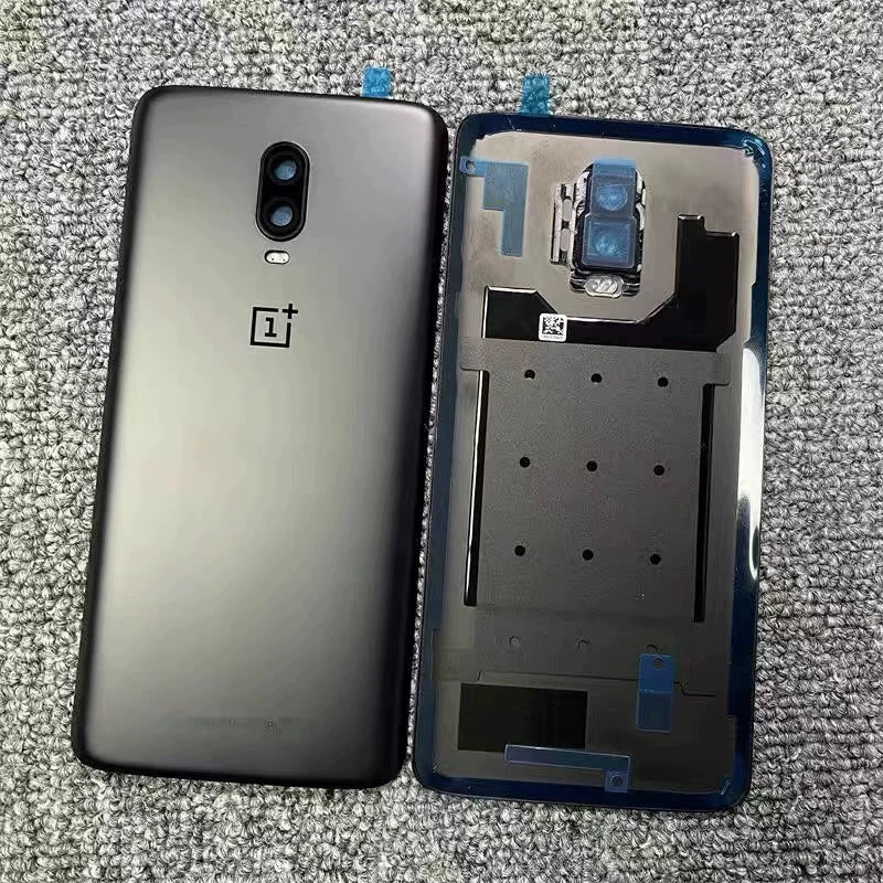 AAA+ quality For OnePlu Back Battery Cover Door Rear Glass Oneplus 6 6T 7 7T 7Pro 7TPro Battery Cover  Case With Camera Lens OnePlus phone repair parts