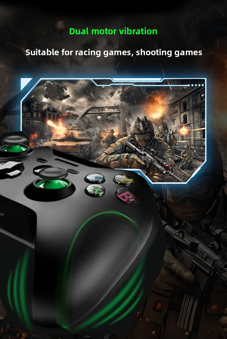 2.4G wireless gamepad with vibration function PC computer controller supports steam black myth Wukong