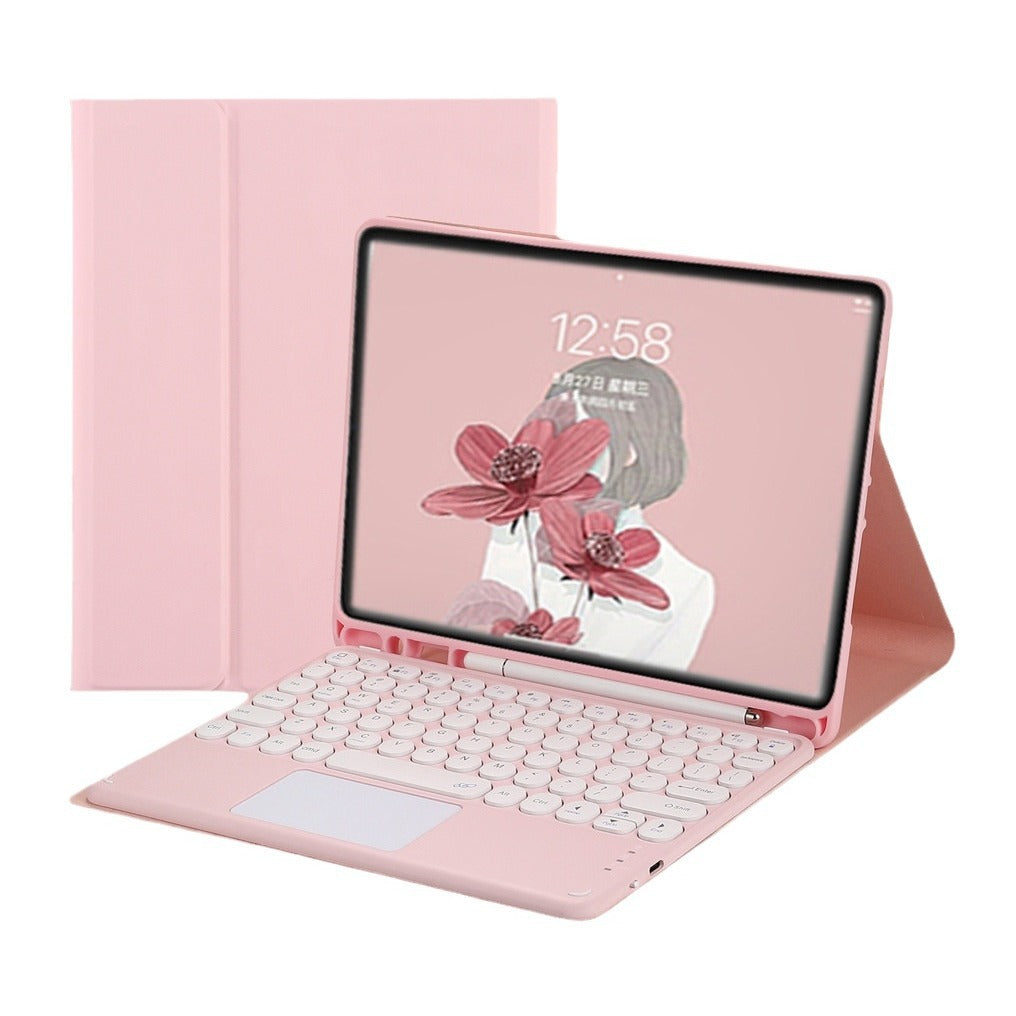 Applicable to ipad10.9 tablet protective case 10.2 removable touch bluetooth keyboard pro11 inch leather case keyboard protective Accessories