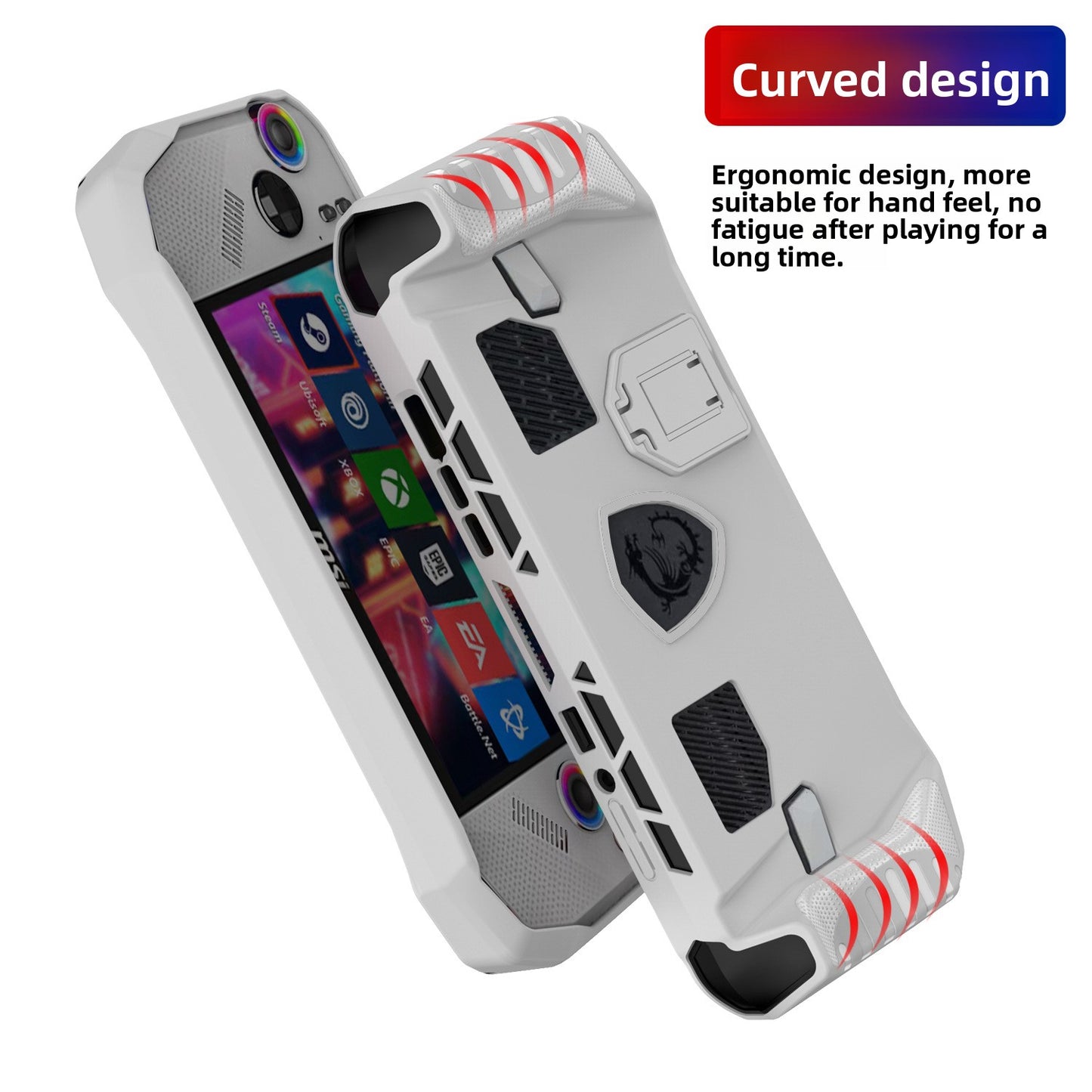 Suitable for MSI claw A8 bz2em sharp dragon version protective case TPU bracket game handheld protective case