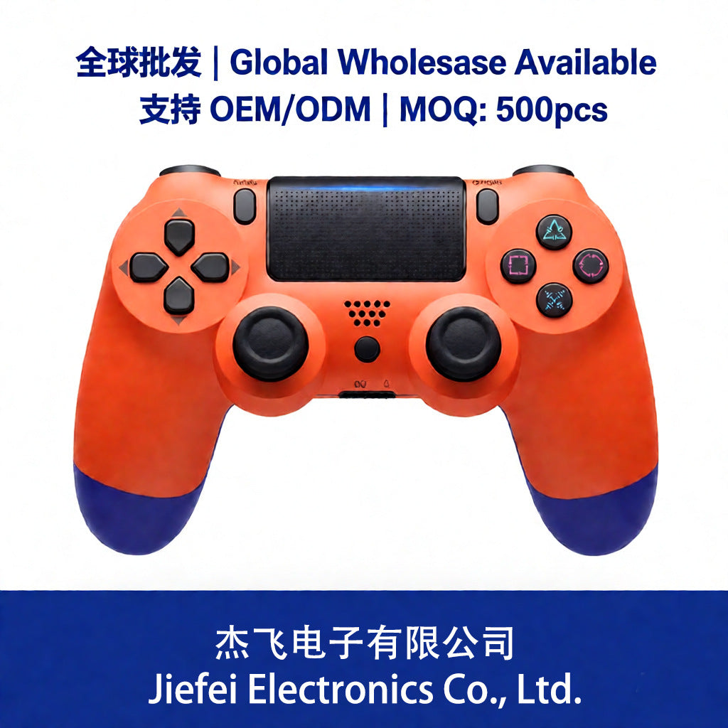 P4 wireless bluetooth handle six-axis somatosensory vibration suitable for host games p4 game console controller wholesale