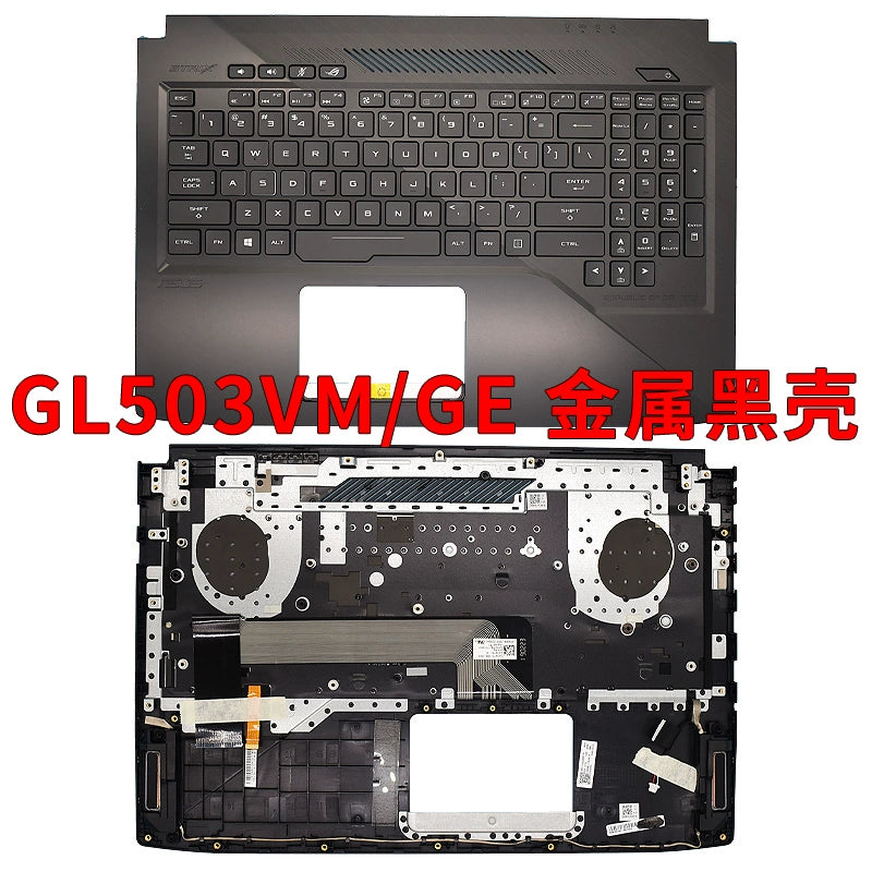 ASUS ROG STRIX GL503GE GL503VM GL503VD S5A GL503  Palmrest Upper Case w/ Backlit Keyboard