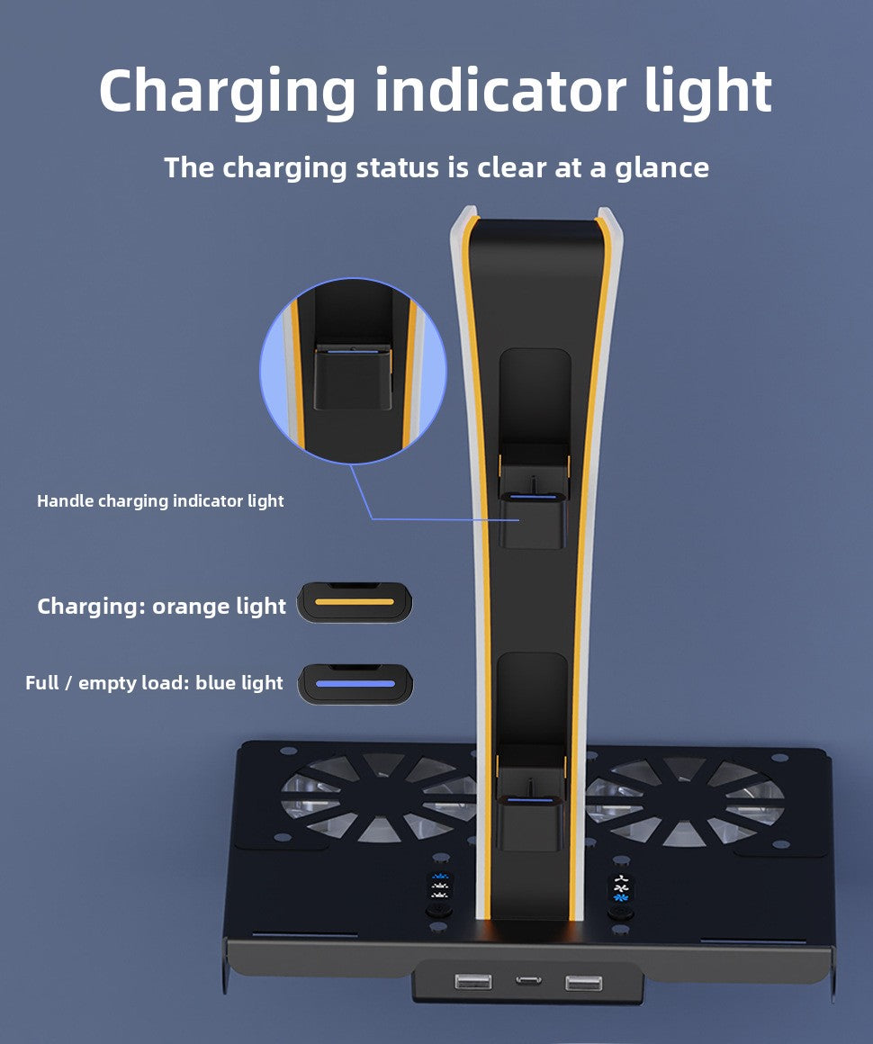 COOLING STAND for PS5 Slim PS5 Wall Mount Base PS5 Hand Charging, Base ps5 Slim Horizontal Stand