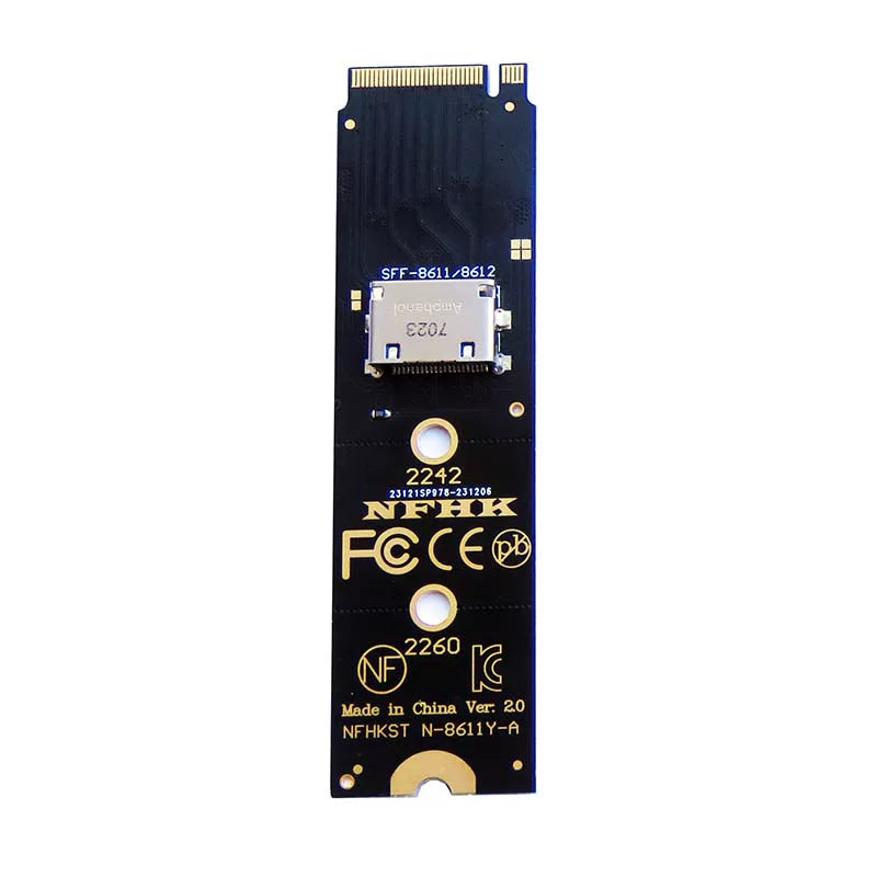 NVMe M.2 interface to Oculink SFF-8611 SFF-8612 adapter Repair Tools