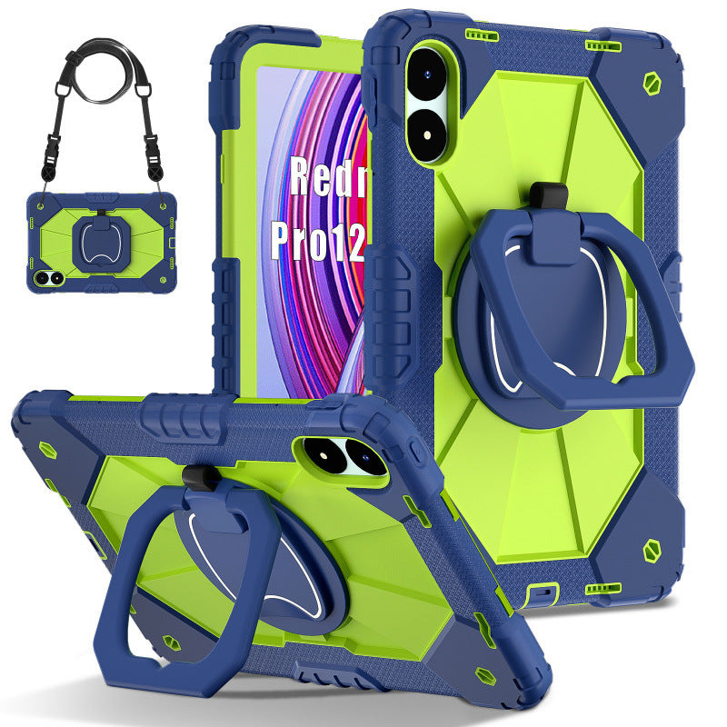 For Redmi Pad Pro 12.1 Protective Case Xiaomi Poco Pad 12.1 Rotary Bracket Anti-drop Case Protective Accessories