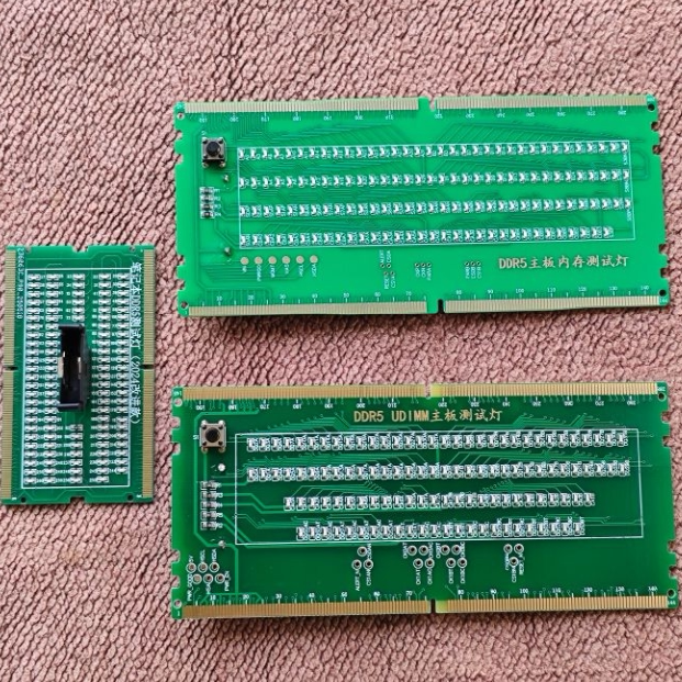 DDR5 with lamp tester LRDIMM server DDR5 UDIMM desktop computer notebook memory slot tester, memory test card Repair tools