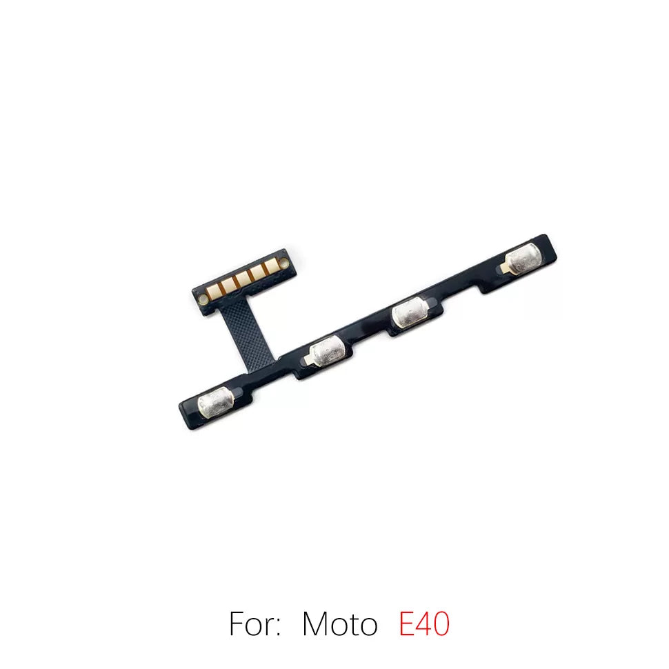 For Motorola E20 E22i E30 E32 E32S E40 Power cable Switch on volume of ribbon flex cable