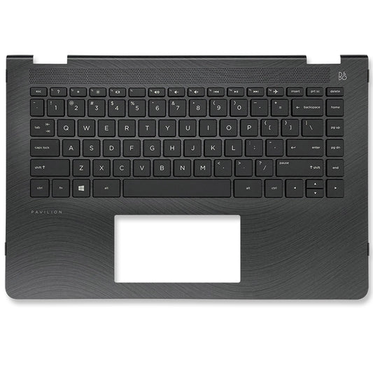 (Shipping fee not include)HP/惠普 Pavilion X360 14-BA 14M-BA TPN-W125 A壳C壳D壳 外壳 different language keyboard