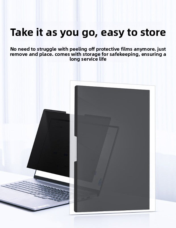 Notebook Magnetic Anti-Peeping Film for Lenovo HP Dell ASUS 13 "14" 15 "16" Removable, Anti-Peeping, Free Anti-Blue Light, Universal Anti-Reflective, Protective Film Laptop accessories