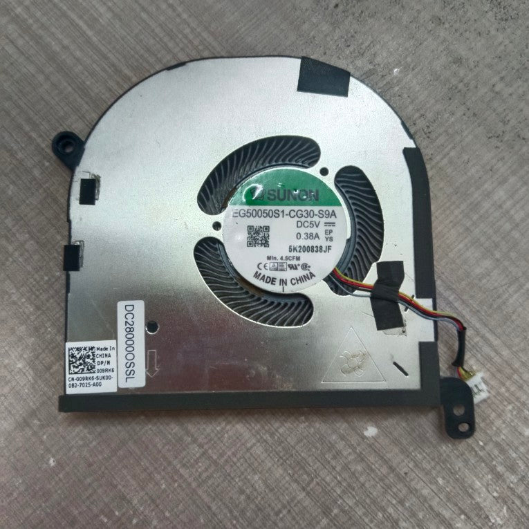 Original DELL Dell XPS 15 9500 9510 Precision 5550 Fan 0DJH35 009RK6