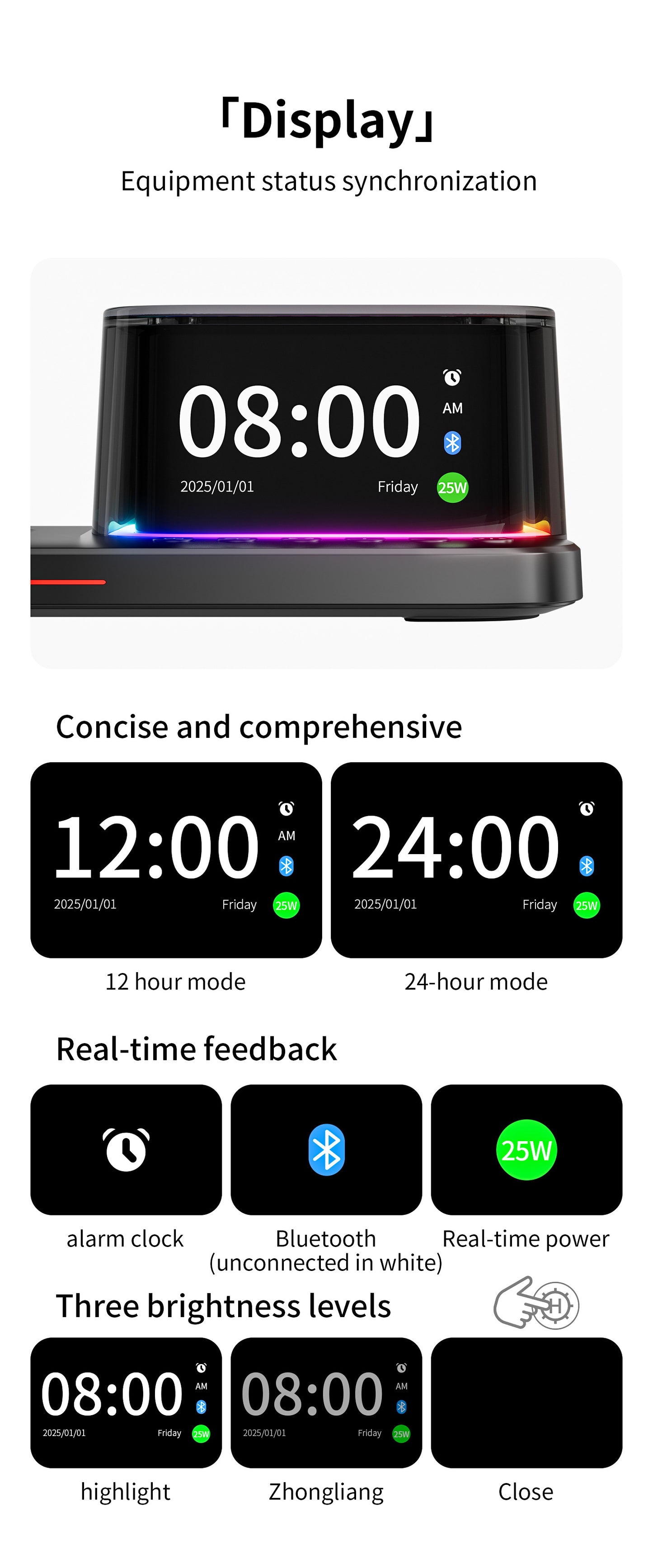 qi2.2 25w wireless charger semiconductor refrigeration wireless charging 3-in-1 bluetooth speaker wireless charging