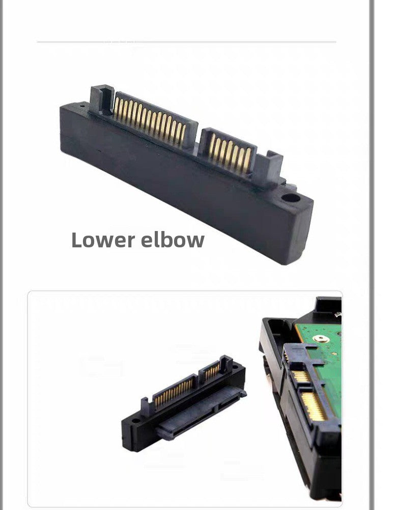 6Gbps SATA 22P SAS SFF-8482 22 Pin to 7 Pin +15 Pin SATA Hard Disk Drive Raid Converter SATA 7+15 22P Data Transfer Computer SSD Adapter repair tools
