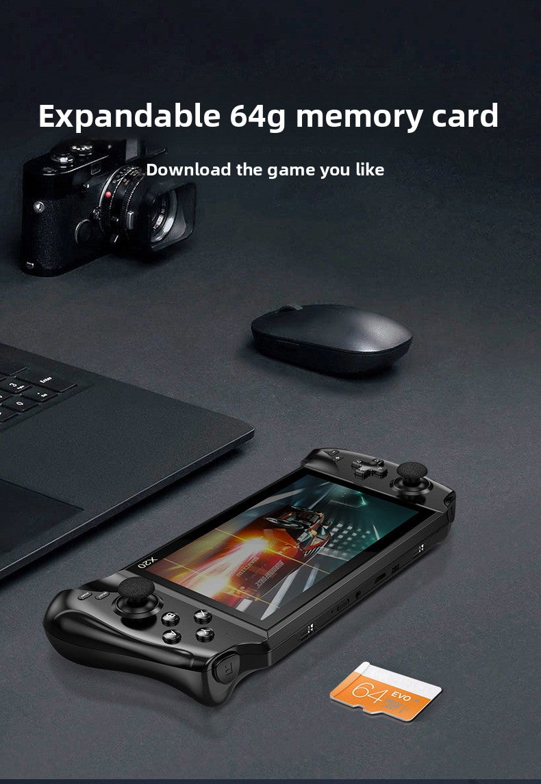 7" inch X20 IPS HD Dual joystick psp 4500mAh rechargable 2.4G Support wireless gamepad Linux games Handheld Game Player console GBA nostalgic retro NES game console FC