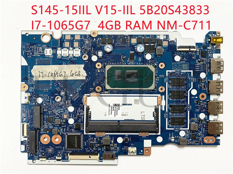 (Shipping fee not include)Lenovo/  motherboard system board S540-15IWL NM-C711 I7-1065G7 4GB RAM