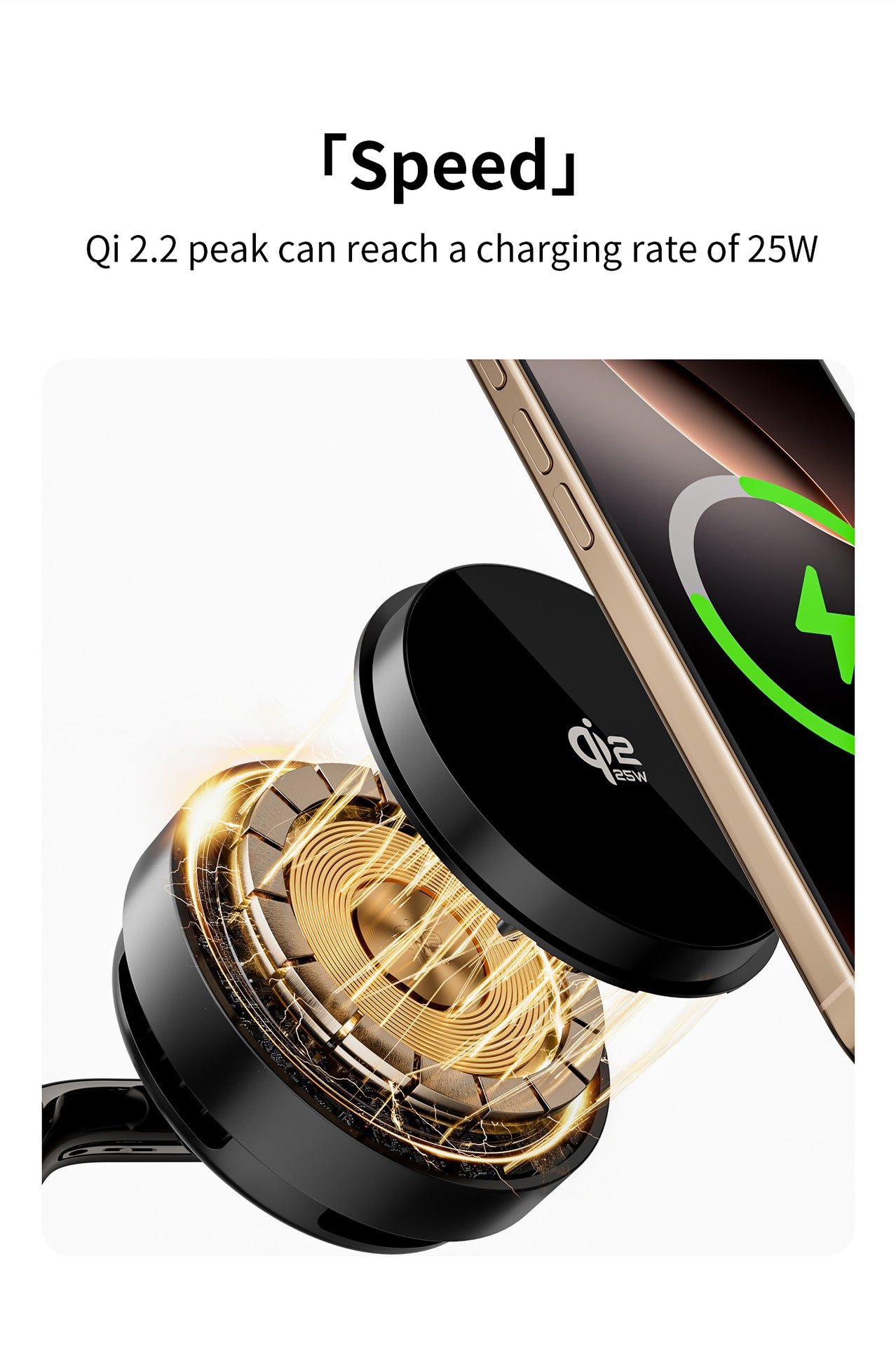 qi2.2 25w wireless charger semiconductor refrigeration wireless charging 3-in-1 bluetooth speaker wireless charging