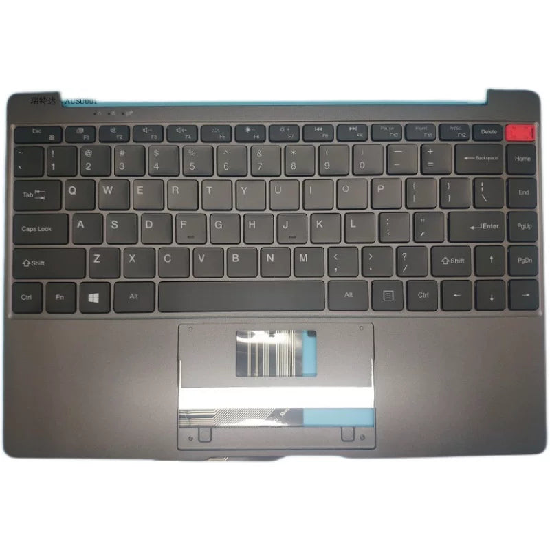 CHUWI AEROBOOK CWI510 Gray C-Case Backlit US Keyboard Red Power On Key