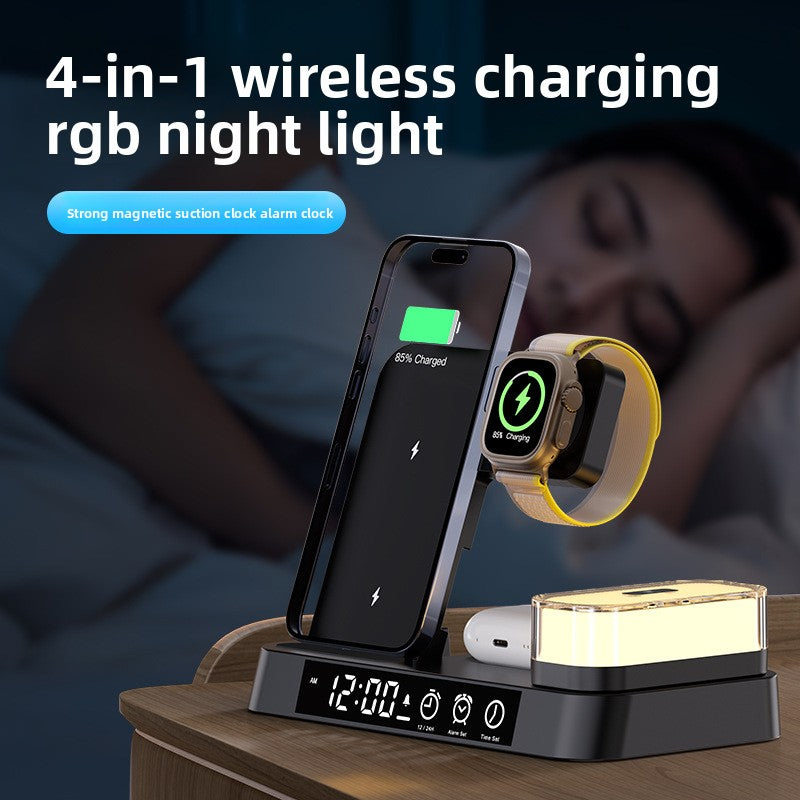 3-in-1 wireless charger multi-function digital clock 25W suitable for iPhone14/13  samsung fast charging