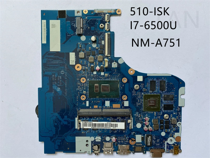 (Shipping fee not include)  motherboard system board  Lenovo/  NM-A751 310-15IKB 510-15IKB I7-6500U