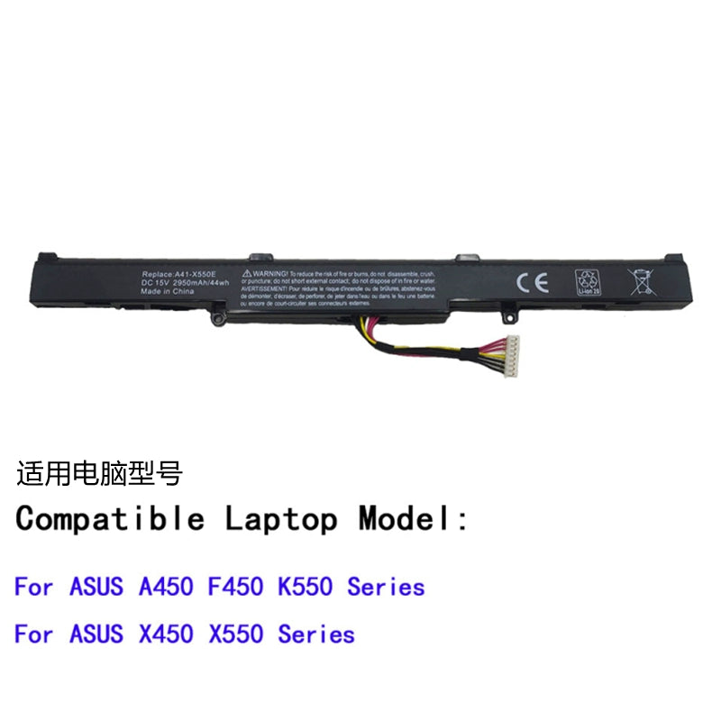 (Shipping fee not include)for于 for ASUS  A41-X550E X450J A450V X550D K550DP replacement  battery