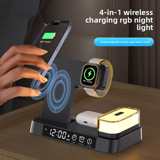 3-in-1 wireless charger multi-function digital clock 25W suitable for iPhone14/13  samsung fast charging