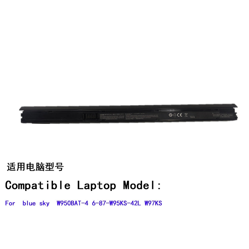 (Shipping fee not include)for蓝天W950BAT-4 6-87-W95KS-42L W97KS 44WH battery