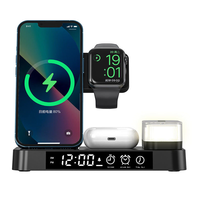 3-in-1 wireless charger multi-function digital clock 25W suitable for iPhone14/13  samsung fast charging