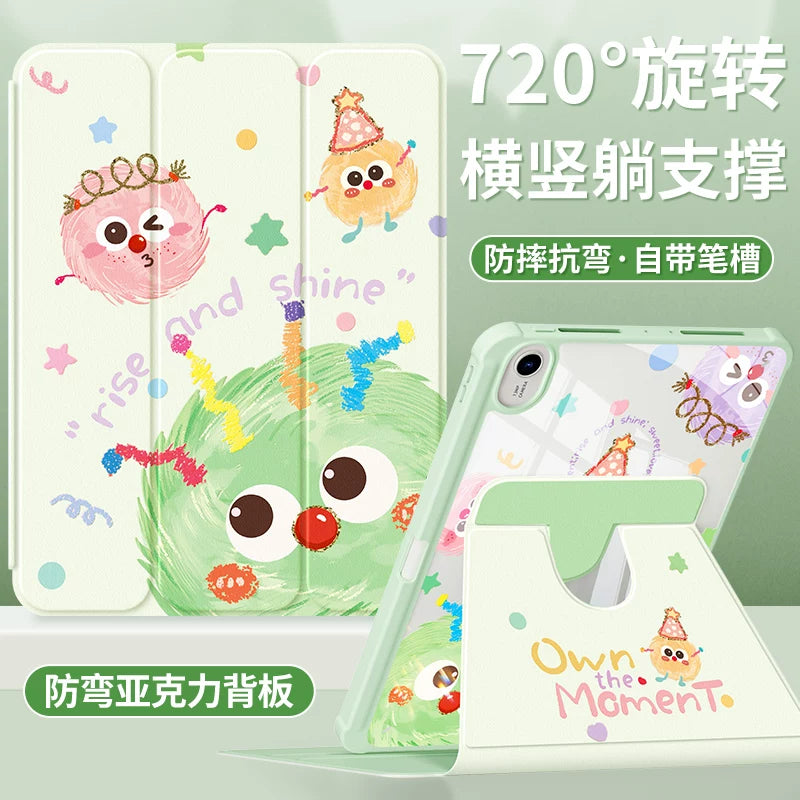 QBOSS For Huawei matepad115s protective case 2024 new air flat case 10.4 inch matepadSE with pen slot 2023 For Honor 11.5s anti-drop x8pro briquettes Tablet Accessories