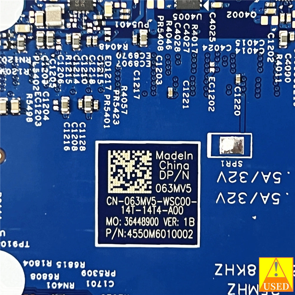 (Shipping fee not include)DELLmotherboard system board 5520 CN-063MV5 SRK05 i5-1135G7 19819-1