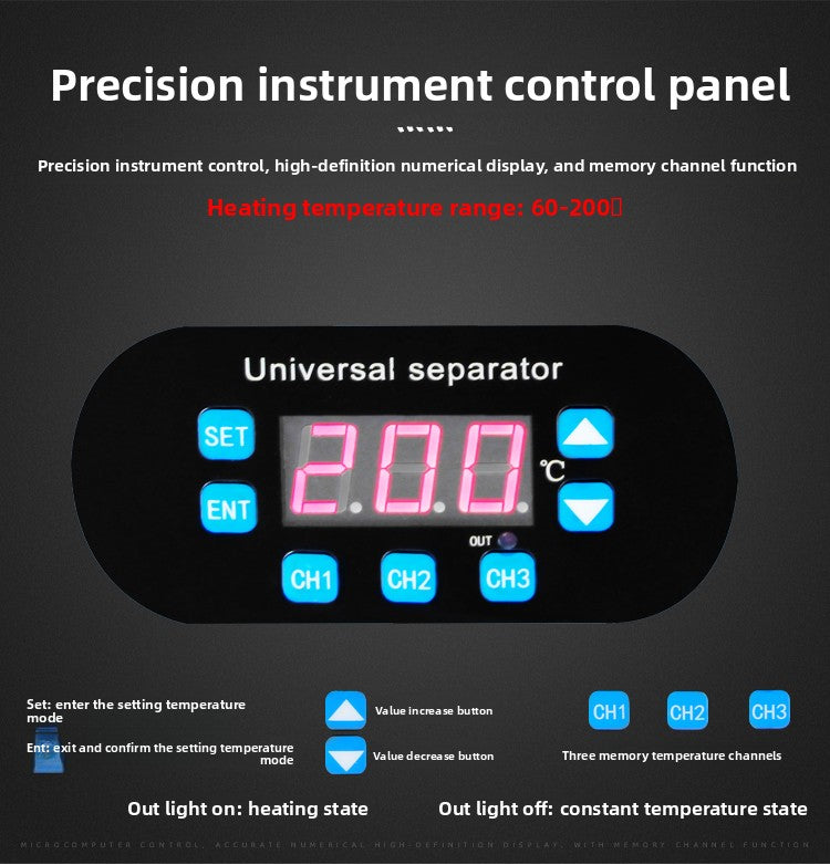 Mobile phone screen removal heater separation machine real pump constant temperature touch LCD mobile phone screen change repair heating station Mobile Phone Repair tools