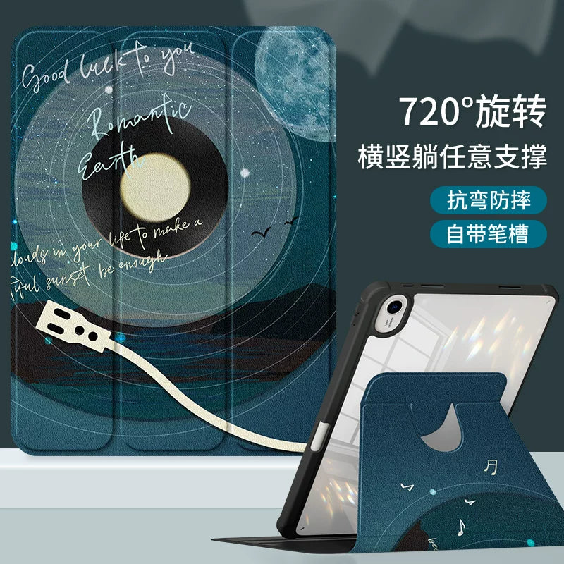 For Huawei matepadair protective case matepad11 flat case 2023 new matepadpro10.8 anti-bend 11.5 inch se acrylic 10.4 all-inclusive anti-drop Tablet Accessories