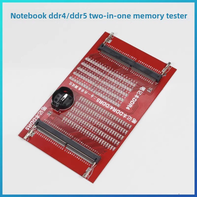 DDR3/DDR4/DDR5 memory stick repair and inspection tool notebook with light tester memory stick diagnostic card laptop repair tools