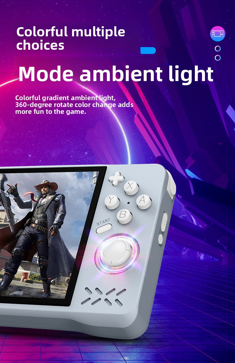 4" inch XF40H IPS HD RGB display WIFI Online match fight Linux Dual 3D joysticks RGB 4000mAh  rechargable supporting 2.4G wireless Gamepad connected games Handheld Game Player console