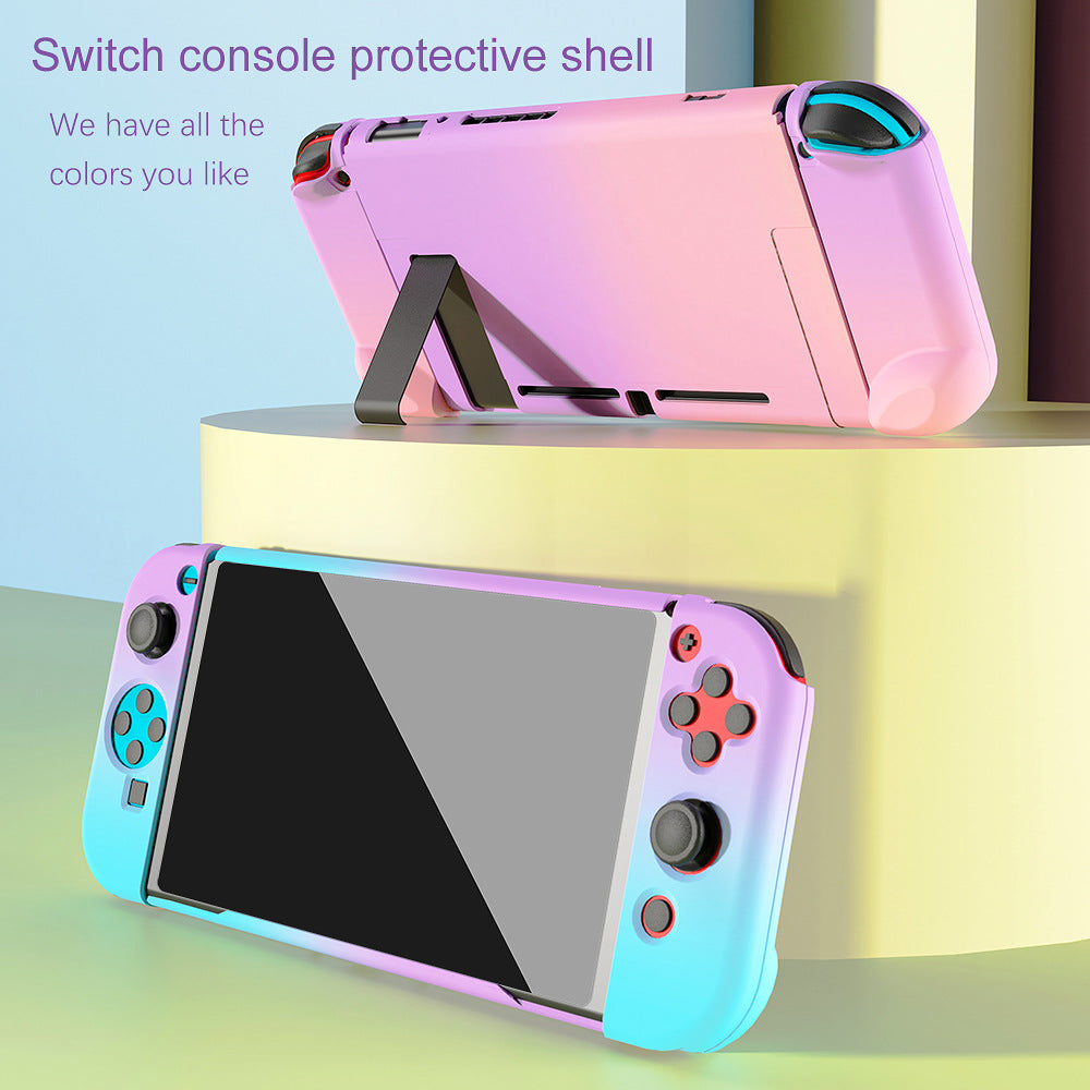 Switch console case is suitable for Nintendo Switch case, skin-friendly feel oil gradient color host case