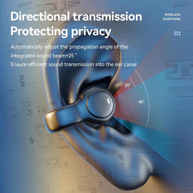 Accessories Customized M47 ear clip type bone conduction Bluetooth headset Non-in-ear sports digital long battery life headset