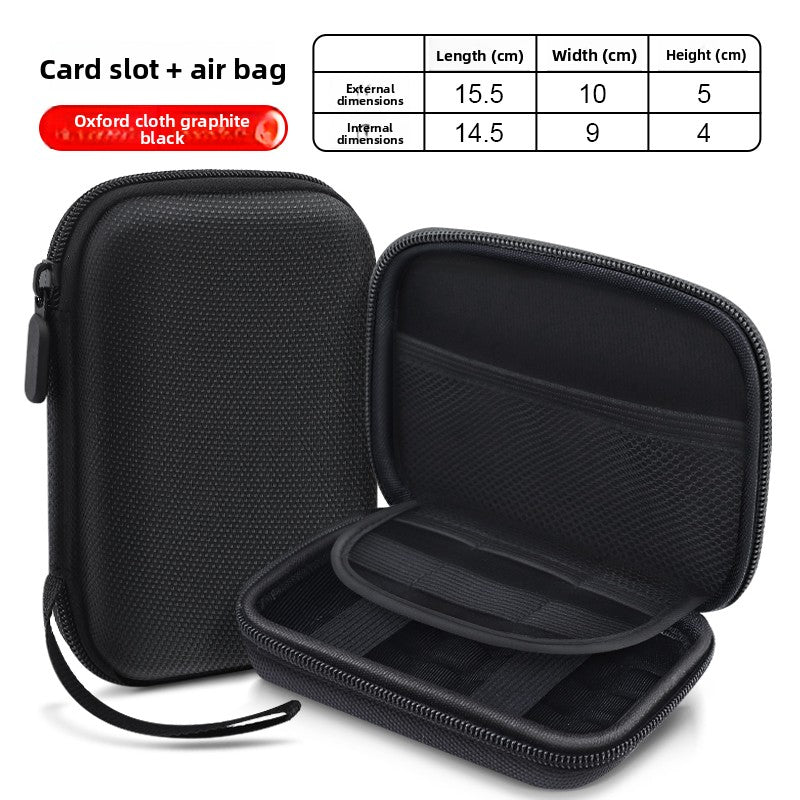 CCD camera bag, card machine storage bag, suitable for Canon, Sony, Fuji, Nikon, camera case, hard case, retro card machine storage box, small digital camera storage bag, shockproof, compressive and anti-drop warehouse Digital camera accessories