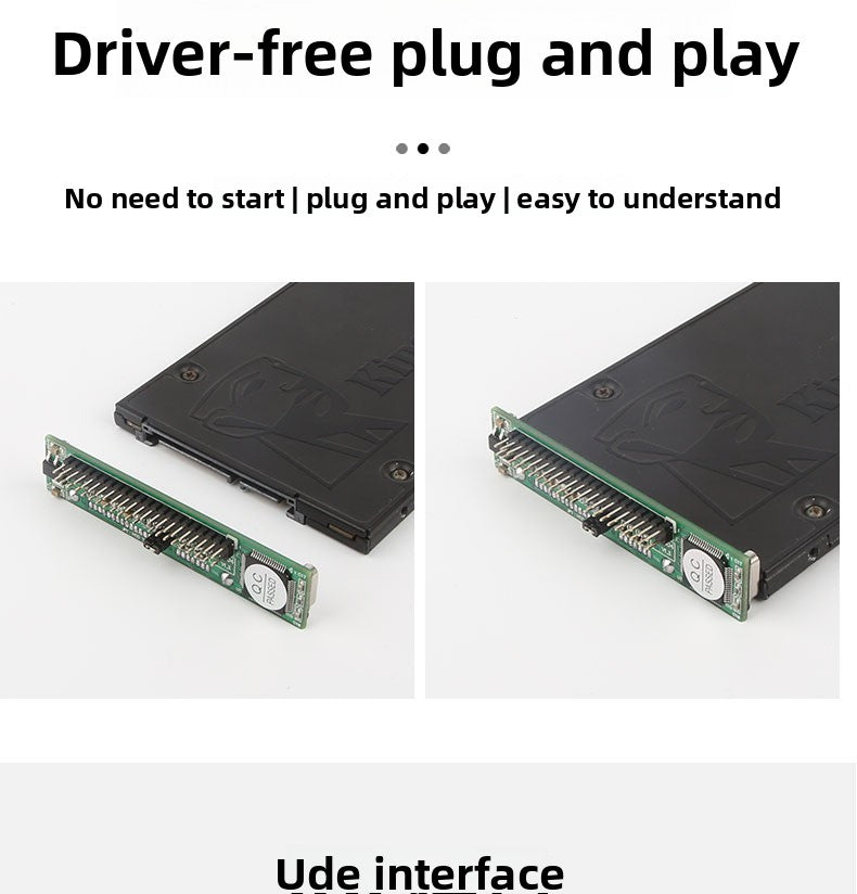 Old-fashioned hard disk notebook IDE to SATA adapter card 2.5 inch 43-pin 44PIDE to SATA parallel port to serial port Repair Tools