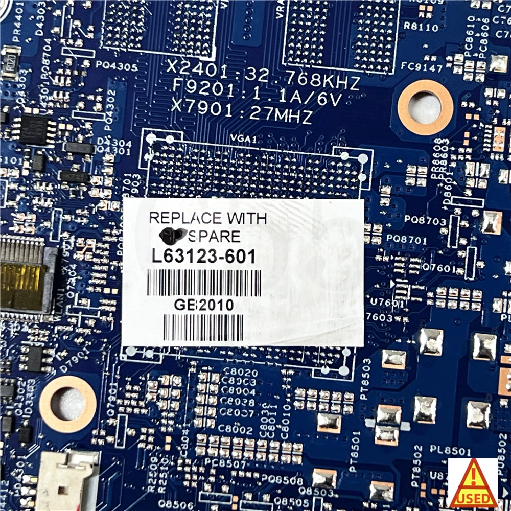 (Shipping fee not include)HP/for惠普  motherboard system board 13-AQ L63123-601  i5-10210U  8GB GM 18744-1